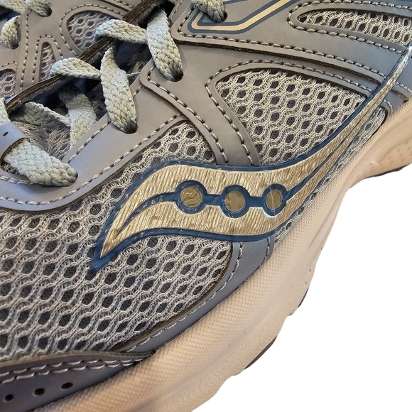 Saucony Grid Cohesion 11 Blue Low Lace Up Womens Running Trainers S10420, Size 8 - Picture 8 of 13